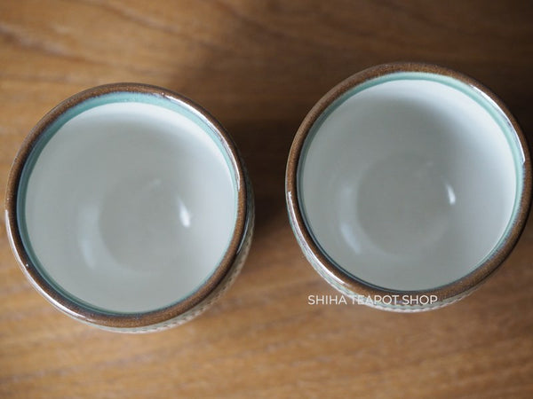 Tokoname Kenji Kiln + Koishiwara pair cups Tea time Set