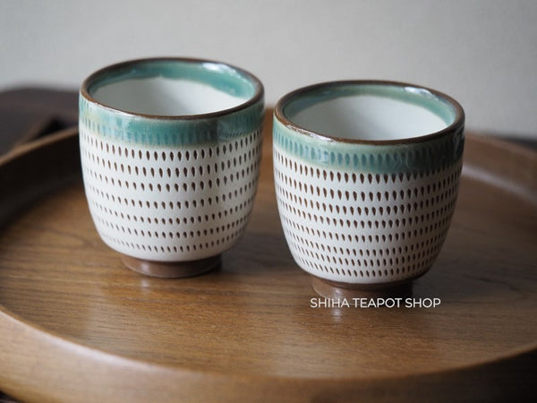 Tokoname Kenji Kiln + Koishiwara pair cups Tea time Set