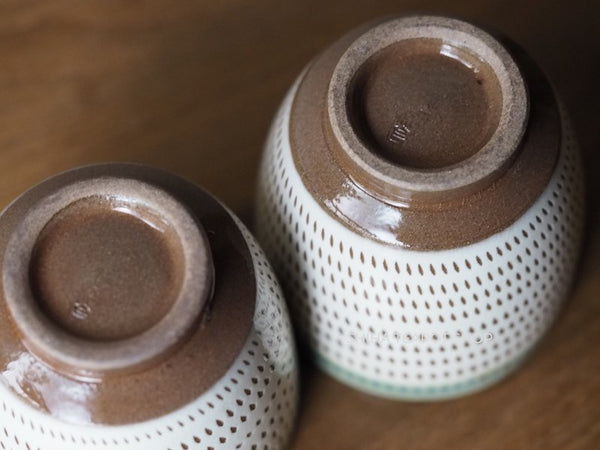 Tokoname Kenji Kiln + Koishiwara pair cups Tea time Set