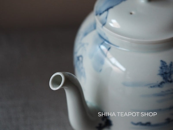 Blue & White Water Pot for Senchado - Kyoto Fususawa (Used)
