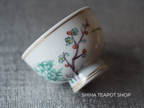 Japan Porcelain Senchado Ceremonial Cup Set   6 pcs SEISHO KATO  清昌煎茶碗