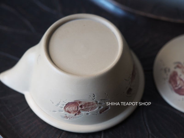 Vintage YUSEN, I  HOUHIN White Clay Crab 50 years   初代友仙