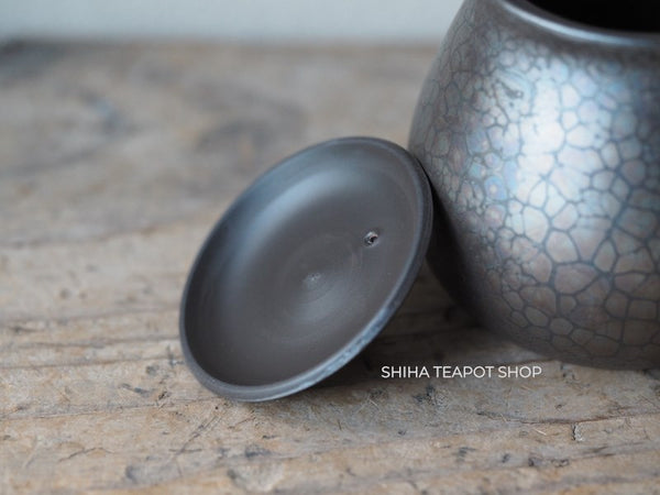 SHORYU Oil Drop Pattern Gold knob Small Teapot 昭龍油滴 SR001