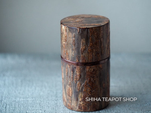 Japan Akita Cherry Tree Bark Tea Canister Master Craftsman Arakawa Made AR11