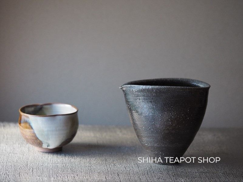 【Sold Out】SUZU SHINOHARA TAKASHI Wood Fired Pitcher Natural Glaze (Yuzamashi) 篠原敬 SZ20