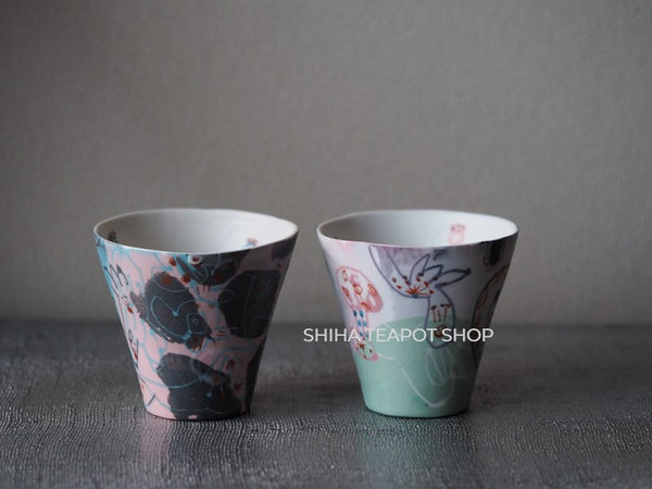 Dreamy Pair Cups Pretty Art (2pcs)  B