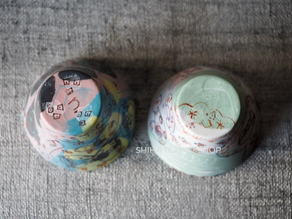 Dreamy Pair Cups Pretty Art (2pcs)  B