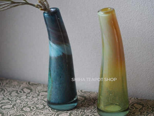 Glass Flower Vase 2 pcs  (Made in EU) Used