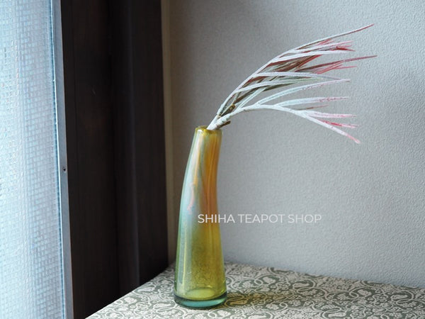 Glass Flower Vase 2 pcs  (Made in EU) Used