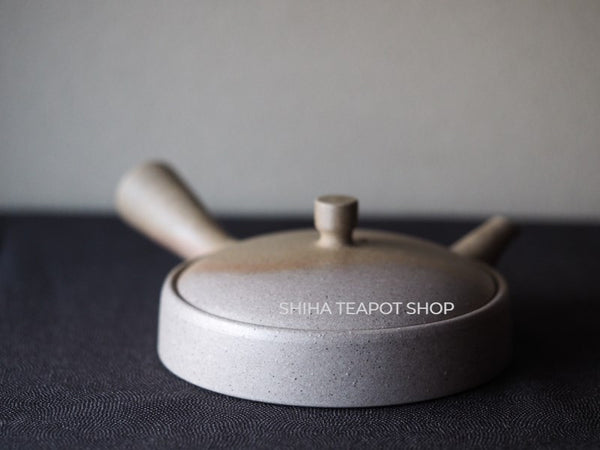 JINSHU Flat Gradation Tokoname Kyusu Teapot JNN01