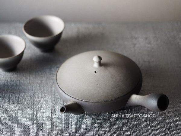 Maekawa Junzo  - Zero Saturation Flat Teapot + 3cups Set 常滑淳蔵 JN90