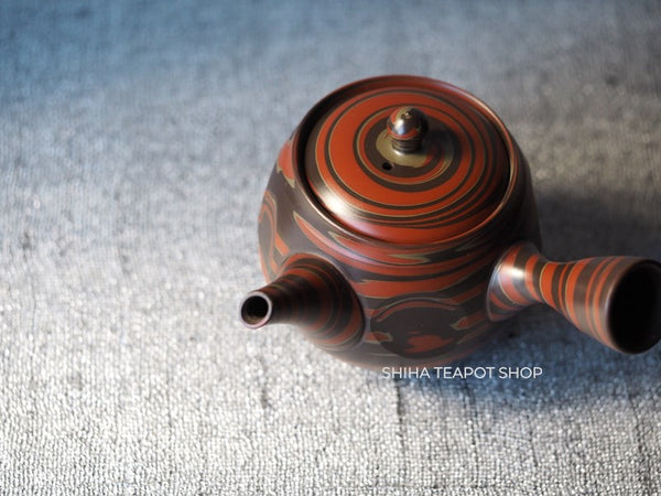 Taniagawa Seizan Tokoname Mixed Clay Kyusu Teapot