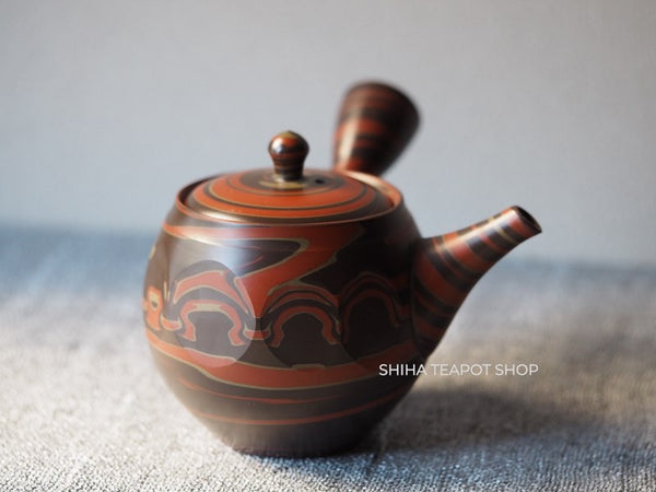 Taniagawa Seizan Tokoname Mixed Clay Kyusu Teapot