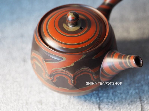 Taniagawa Seizan Tokoname Mixed Clay Kyusu Teapot