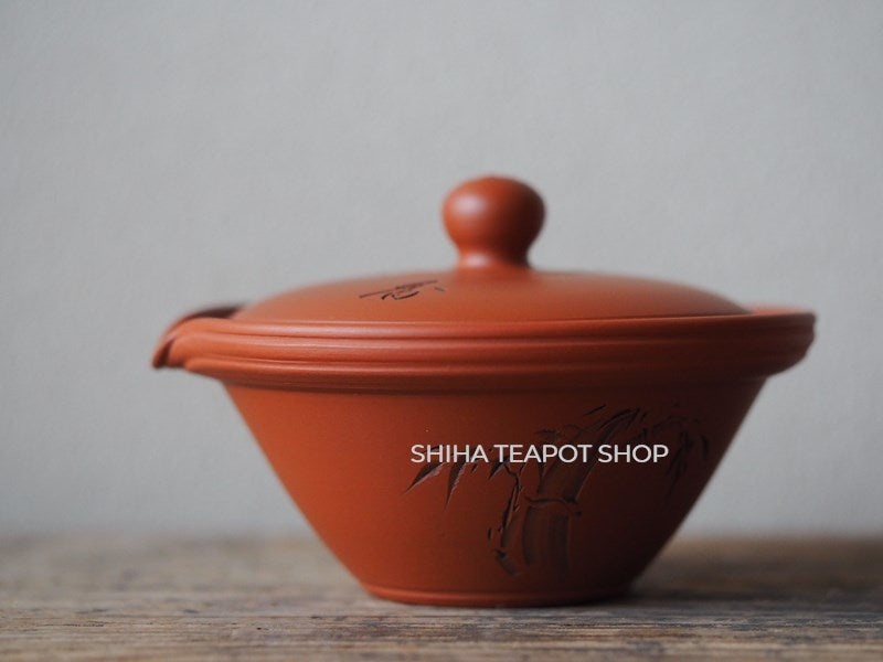 【Sold Out】TOGEN Authentic Red Clay SHIBO Shiboridashi and Mat Plate with 2 cups 陶元本朱泥絞出 TG10