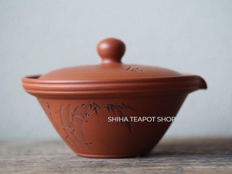 【Sold Out】TOGEN Authentic Red Clay SHIBO Shiboridashi and Mat Plate with 2 cups 陶元本朱泥絞出 TG10
