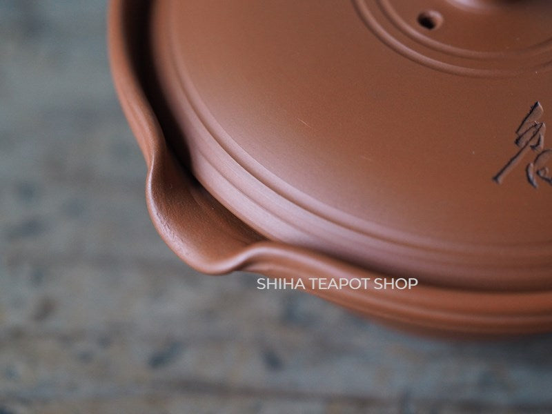 【Sold Out】TOGEN Authentic Red Clay SHIBO Shiboridashi and Mat Plate with 2 cups 陶元本朱泥絞出 TG10