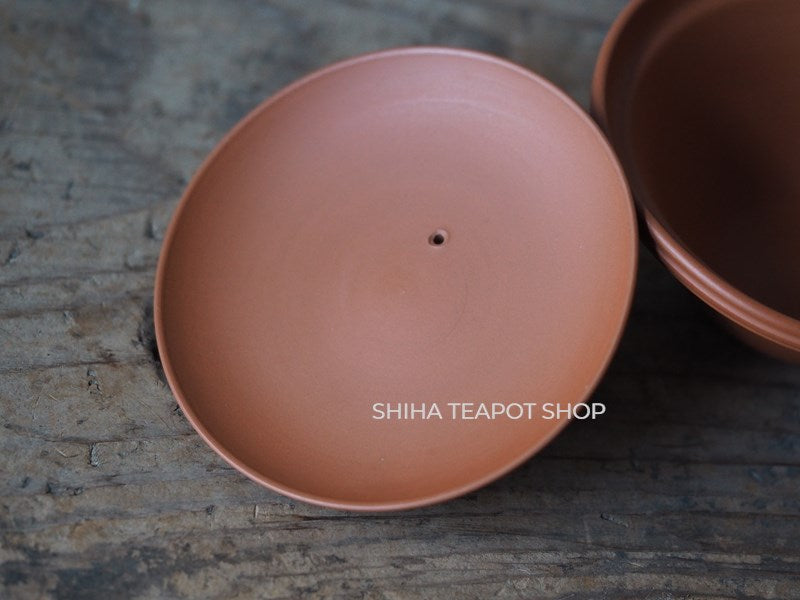 【Sold Out】TOGEN Authentic Red Clay SHIBO Shiboridashi and Mat Plate with 2 cups 陶元本朱泥絞出 TG10