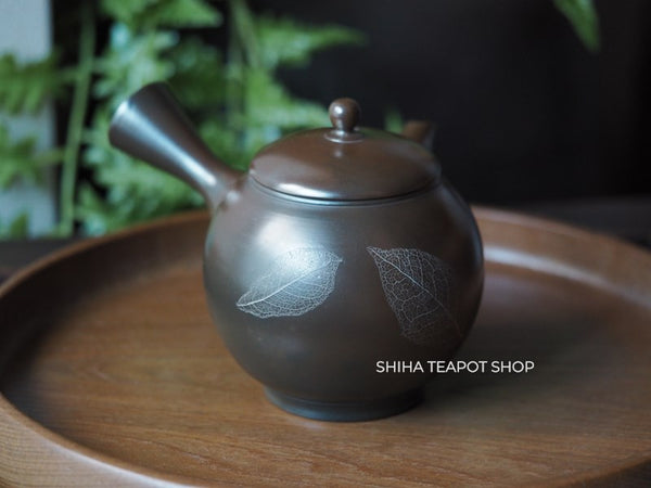 Umehara Soukou SK10 Red Clay Kyusu Tea  Leaves 【Vintage Japanese Teapot - Unused】