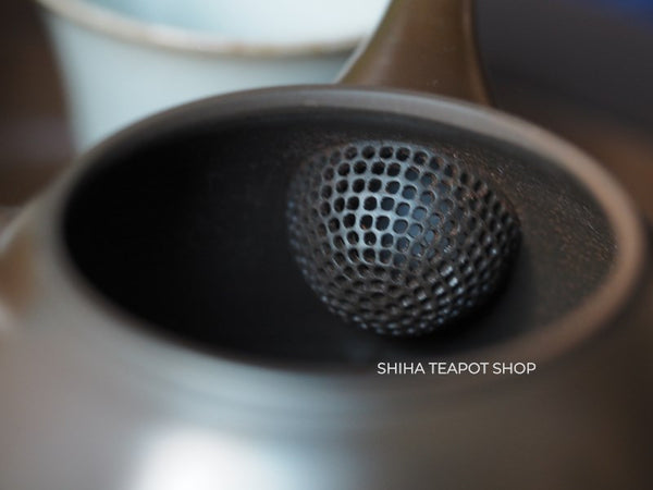 Umehara Soukou SK10 Red Clay Kyusu Tea  Leaves 【Vintage Japanese Teapot - Unused】