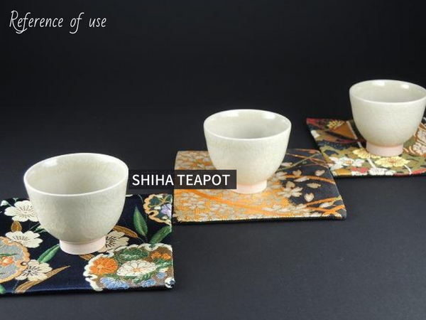 Japanese Fabric Cloth Coaster Traditional Pattern ３pcs(Side order item)
