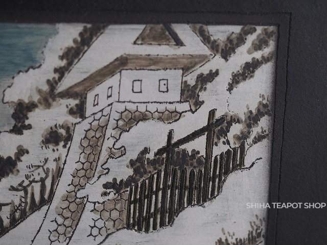 Kodo Yoshikawa 吉川壺堂Ceramic Ukiyoe Tokaido 53 stations, Hand