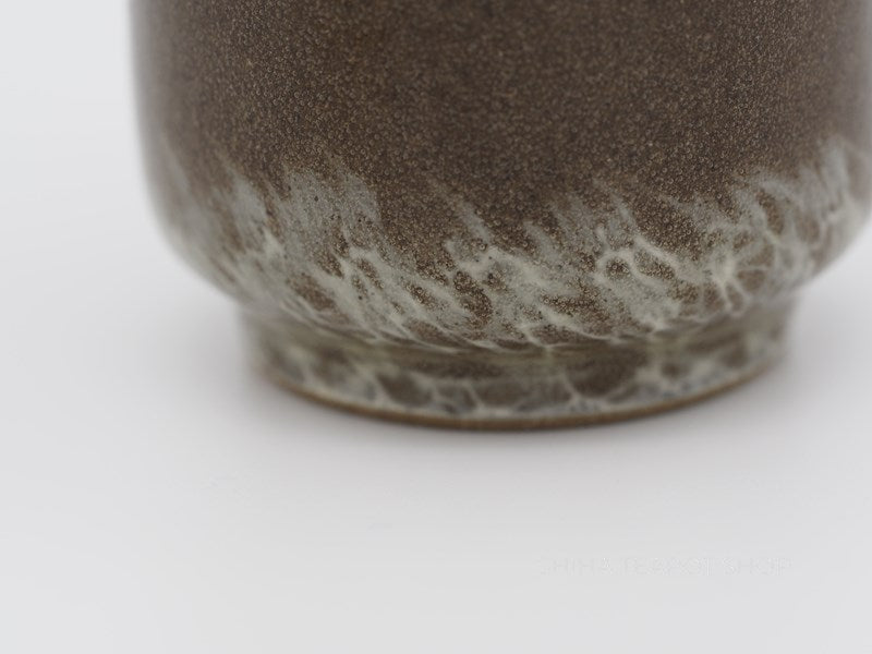 Hand-paint Egret Small Cup, Yokoishi Gagyu of Utsutsugawa-yaki  GG30 現川焼臥牛窯