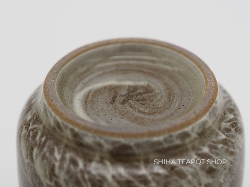 Hand-paint Egret Small Cup, Yokoishi Gagyu of Utsutsugawa-yaki  GG30 現川焼臥牛窯