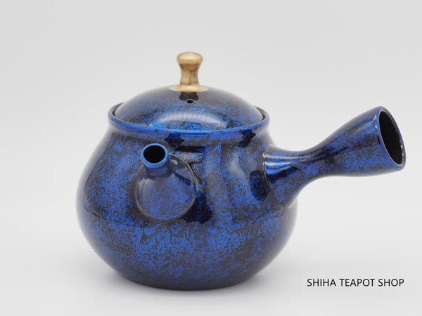SHORYU Blue Dew Japan Tokoname Ceramic Kyusu Side-handle SR90 (Inside-unglazed) 昭龍