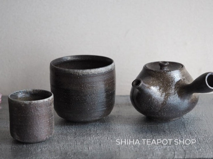 【Sold Out】Pine Tree Wood Fired SUZU Ware Shinohara Takashi Kensui Water bowl / Cup 珠洲柴焼 SZ04