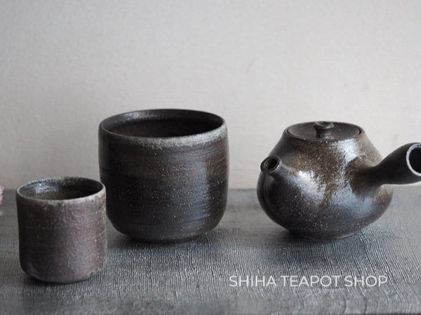 【Sold Out】Pine Tree Wood Fired SUZU Ware Shinohara Takashi Kensui Water bowl / Cup 珠洲柴焼 SZ04