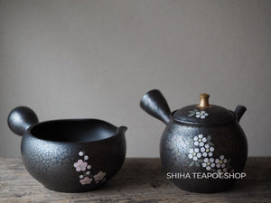 【Special Offer】SHORYU Flower Oil Drops Teapot + Yuzamashi Pitcher Set SR39