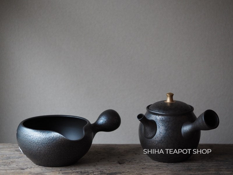 【Special Offer】SHORYU Flower Oil Drops Teapot + Yuzamashi Pitcher Set SR39