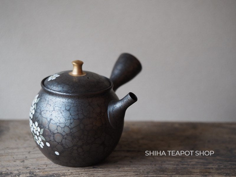 【Special Offer】SHORYU Flower Oil Drops Teapot + Yuzamashi Pitcher Set SR39