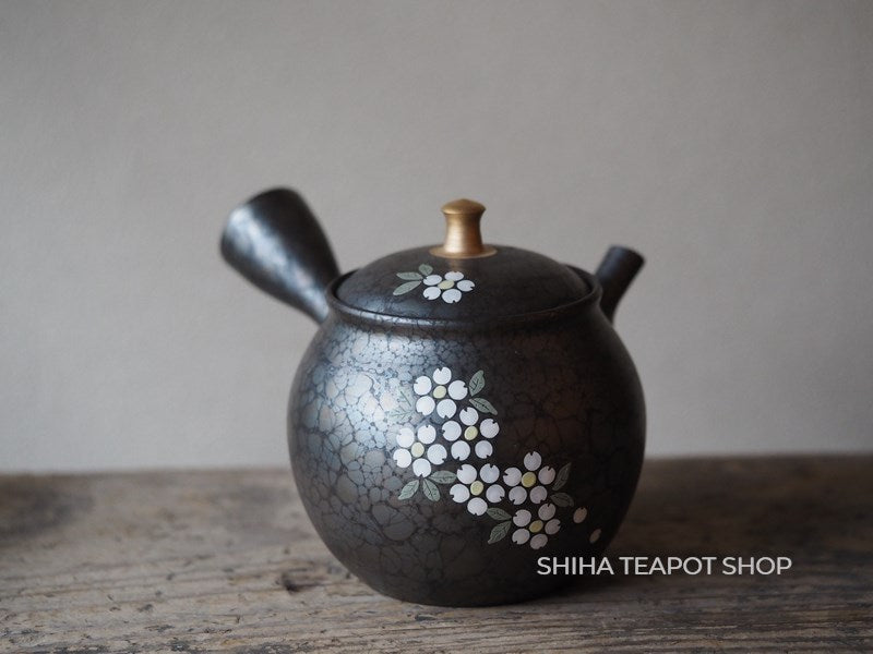 【Special Offer】SHORYU Flower Oil Drops Teapot + Yuzamashi Pitcher Set SR39