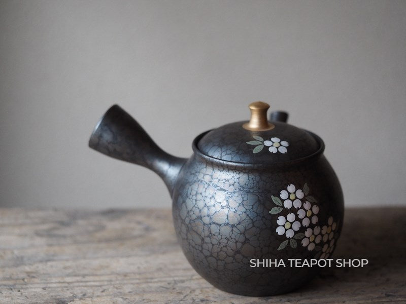 【Special Offer】SHORYU Flower Oil Drops Teapot + Yuzamashi Pitcher Set SR39