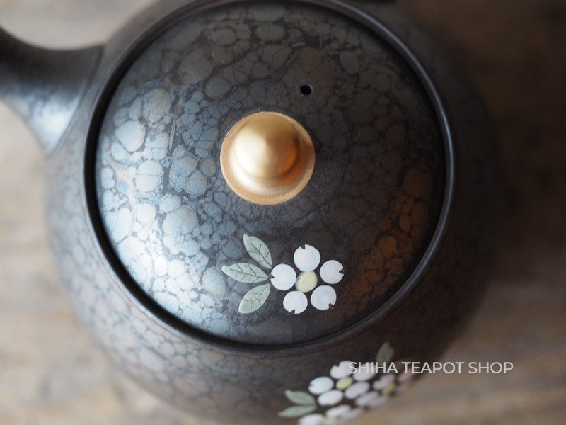 【Special Offer】SHORYU Flower Oil Drops Teapot + Yuzamashi Pitcher Set SR39