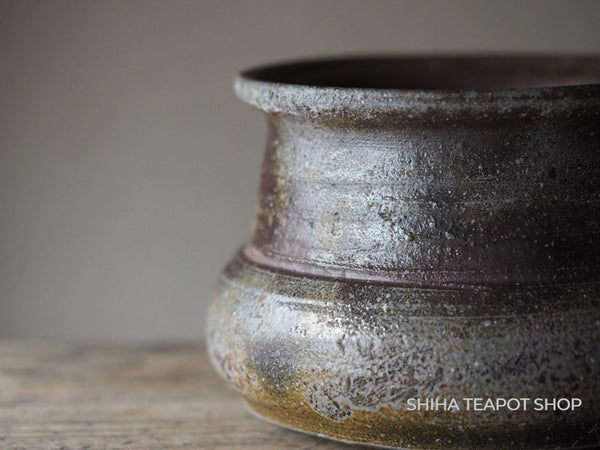 Bizen Kensui Water Bowl for Japanese Tea Ceremony Unglazed (used)