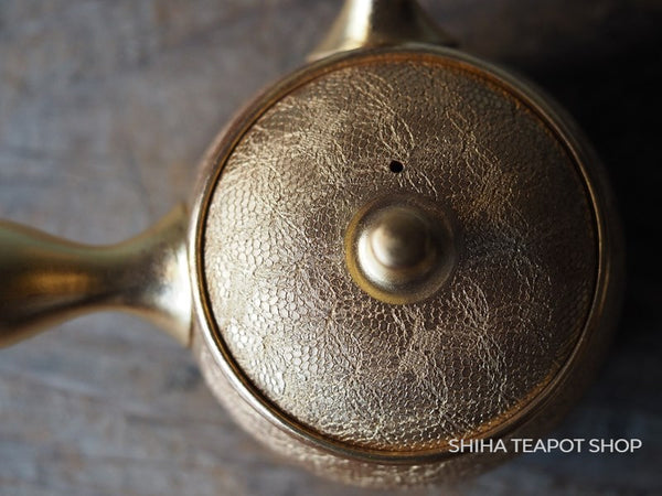 Shoryu Golden Mesh Art Kyusu Teapot (Japan Tokoname Ceramic Kyusu) GL31