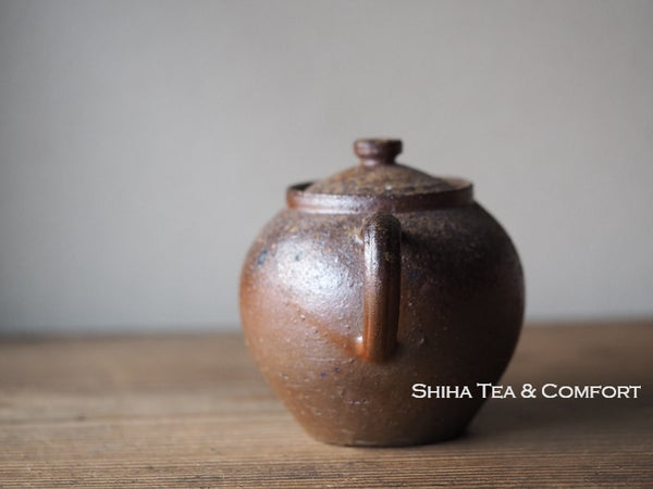KIKO ANDO Wood Fired Bizen Teapot KYUSU 備前 （Made in Bizen Japan）