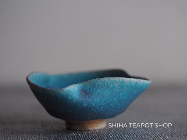 Tokoname Sou Yamada Small Blue Pond Cup 山田想 YS65