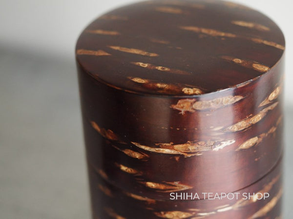 Mountain Cherry Tree Bark Tea Canister (Polished)  #11