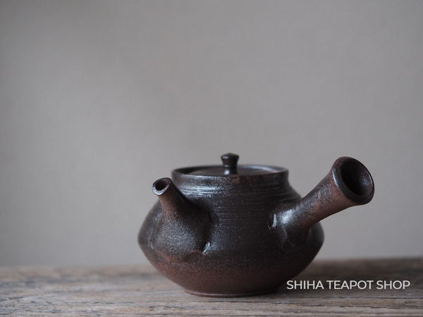 Shimizu Hokujo Black Teapot HK08 北條