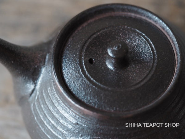 Shimizu Hokujo Black Teapot HK08 北條