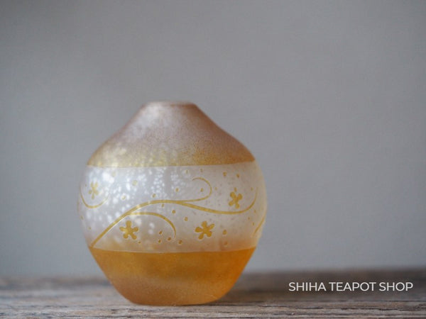 Hand made Small Glass Flower Vase for Tea Table Minami Kaori