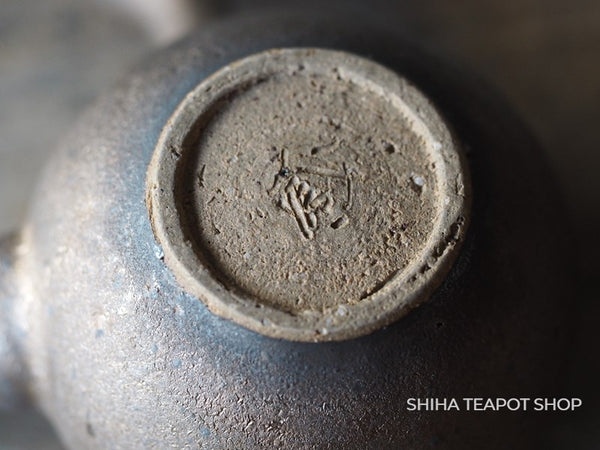 Junzo Rough Clay Ancient Black Gold Small Teapot 淳蔵 JN54