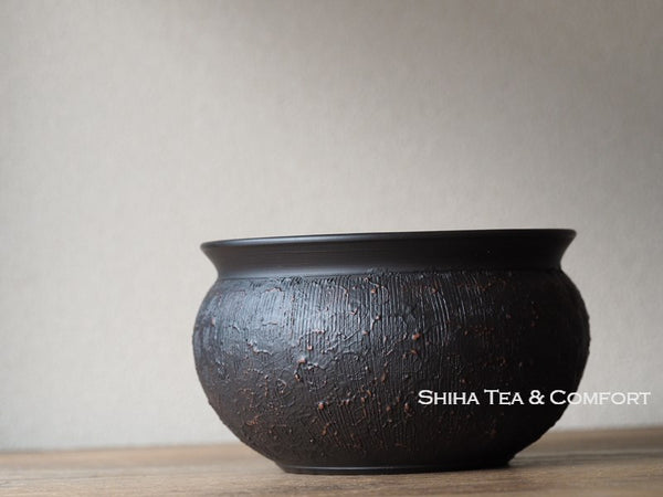 Reiko Black & Red Water Drain Bowl Tea-Pond 鯉江廣玲光建水