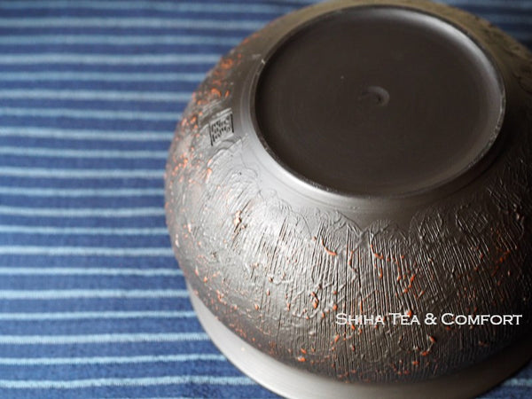 Reiko Black & Red Water Drain Bowl Tea-Pond 鯉江廣玲光建水