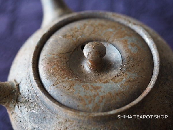 YOKEI MIZUNO Nanban Hidasuki Mogake Seaweed Tokoname Kyusu Teapot YK73 水野陽景藻掛