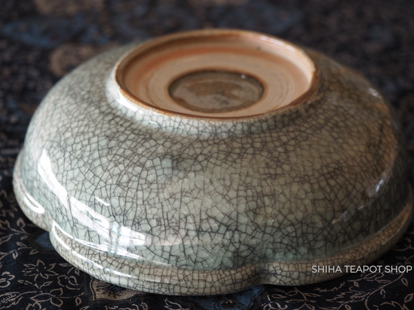 Japan Vintage  Souma-yaki Crack pattern Large Plate/Bowl 100 years ago